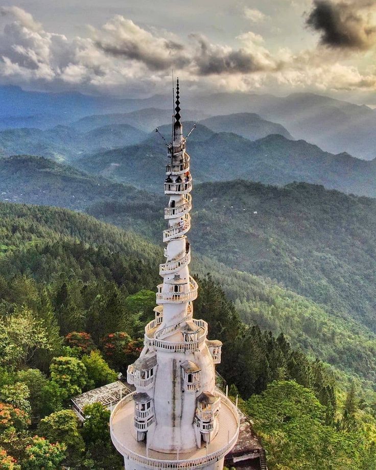 Ambuluwawa temple in sri lanka